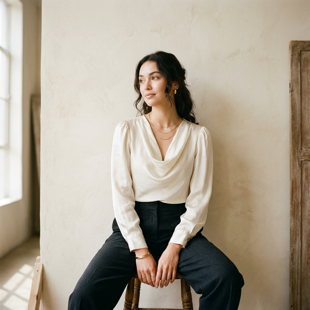 Elegant portrait of a woman